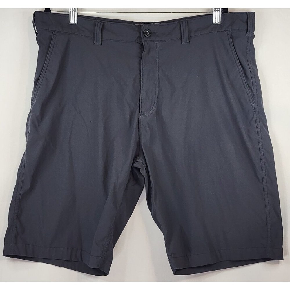Eddie Bauer Shorts Mens 40 Gray Travix‎ Park with Back Zipper Pockets